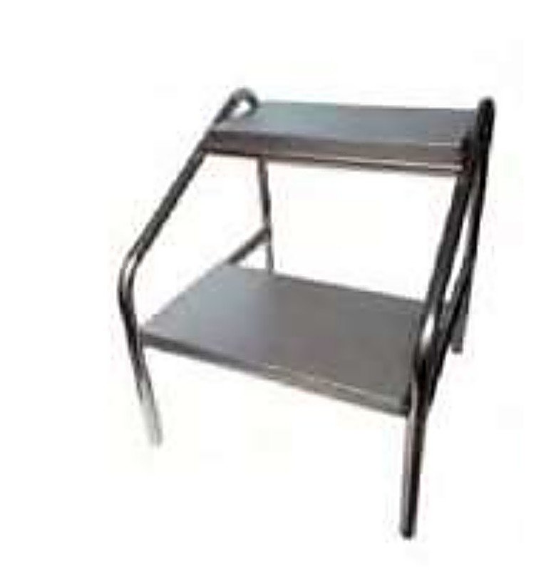 ESCABEAU 2 MARCHES EN INOX